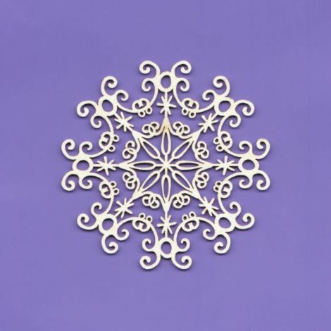 Tekturka Crafty Moly Śnieżynka Folk G5